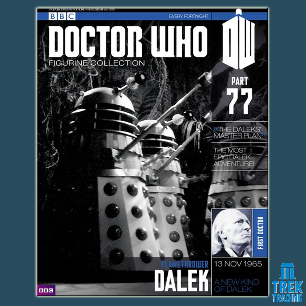 Doctor Who Figurine Collection - Flamethrower Dalek - Part 77 with Magazine
