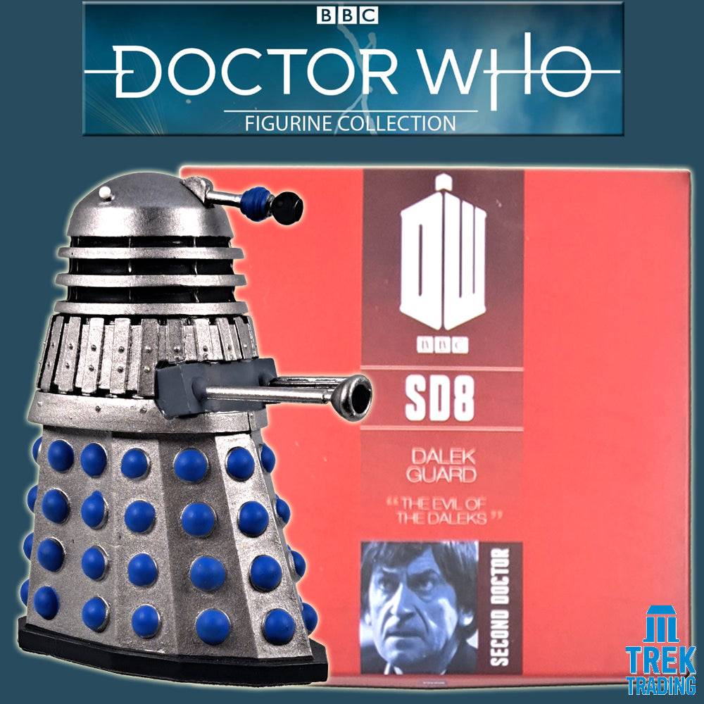 Doctor Who Figurine Collection - 8cm Dalek Guard - Rare Dalek 8 SD8 with Magazine