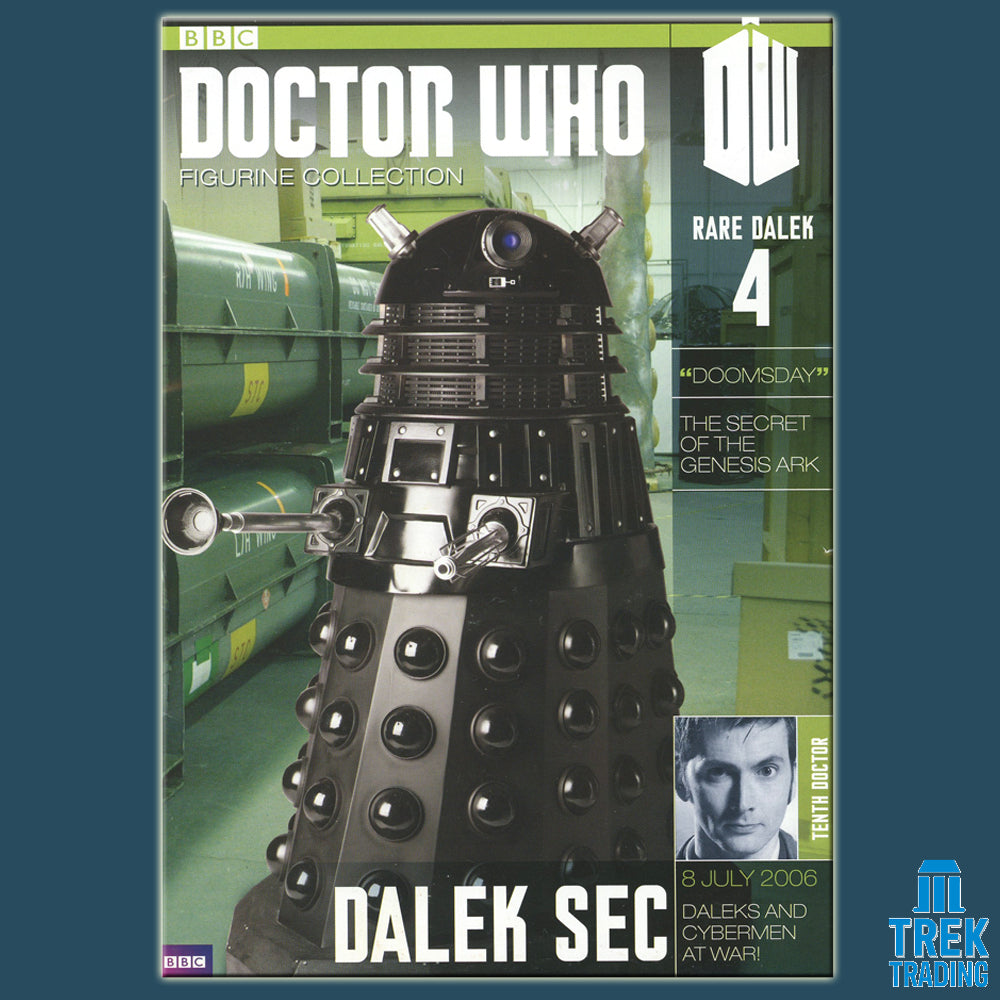 Doctor Who Figurine Collection - 8cm Dalek Sec - Rare Dalek 4 SD4 with Magazine