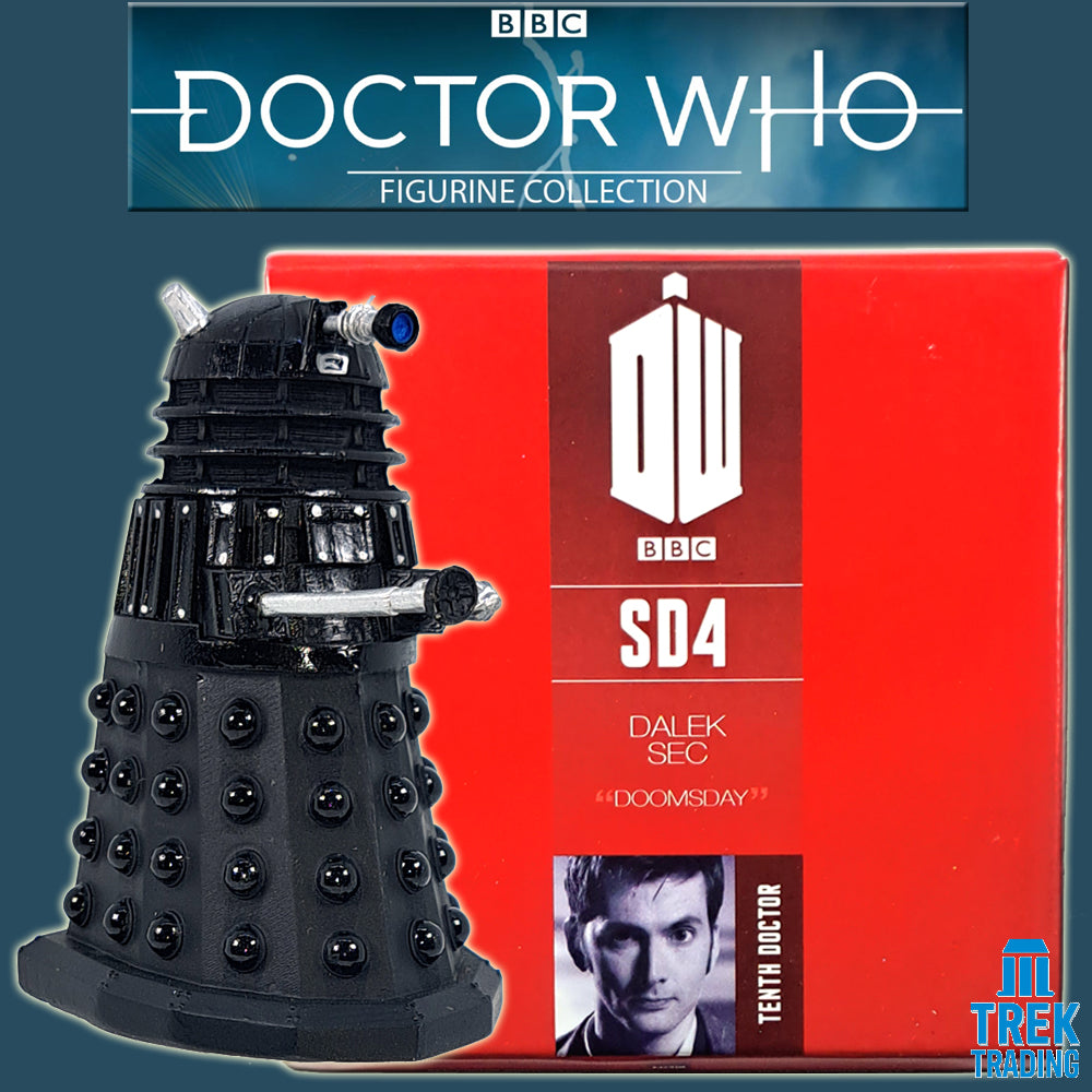 Doctor Who Figurine Collection - 8cm Dalek Sec - Rare Dalek 4 SD4 with Magazine