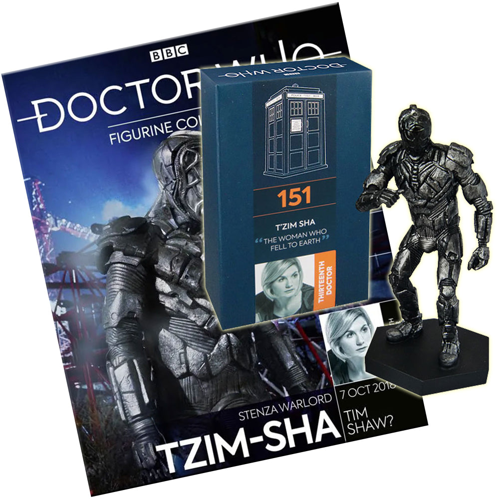 Doctor Who Figurine Collection - Stenza Warlord T'Zim Sha - Issue 151 with Magazine