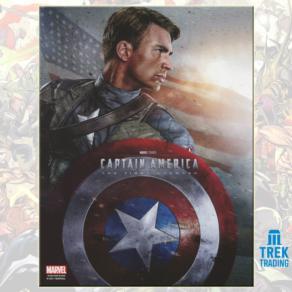 Marvel Movie Collection Figurines - 14cm Captain America: The First Avenger 45 with Magazine