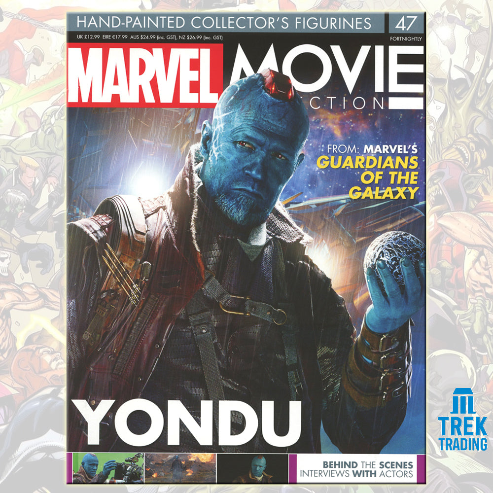 Marvel Movie Collection Figurines - 13cm Yondu 47 with Magazine