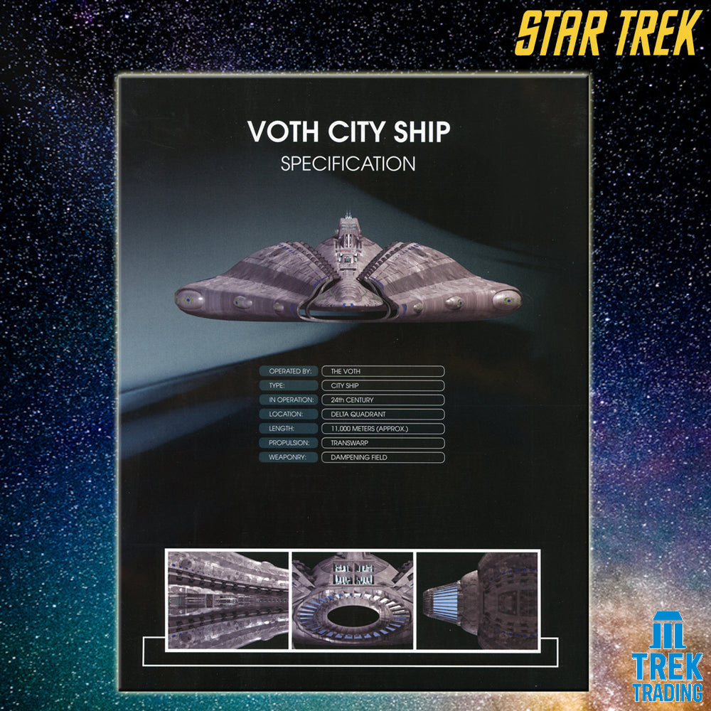 Star Trek Starfleet Starships Collection - 14cm Voth City Ship - Issue 70 with Magazine