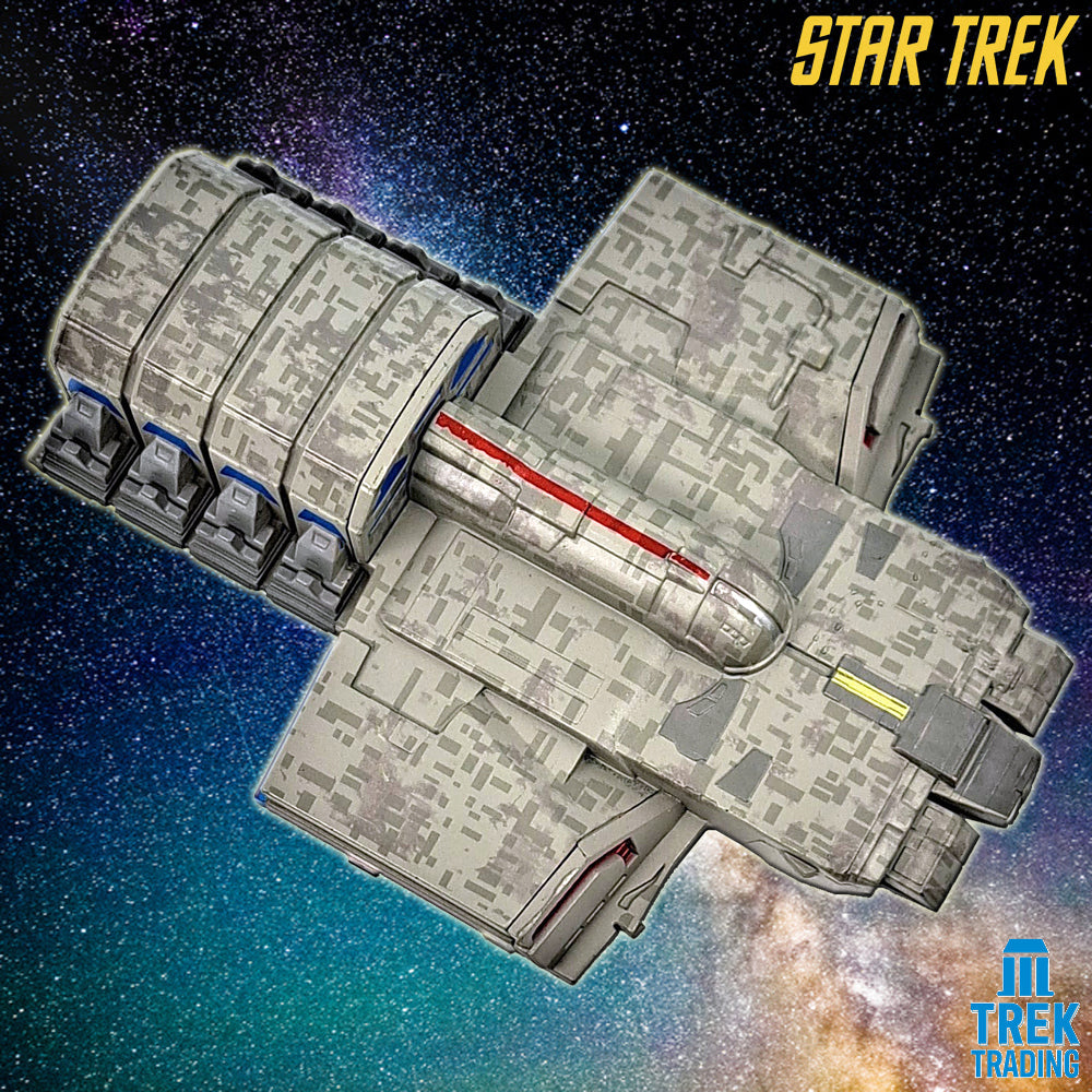 Star Trek Starfleet Starships Collection - 12.5cm x 9cm Dala's 'Delta Flyer' Cargo Shuttle - Issue 135 with Magazine