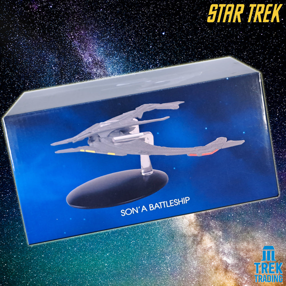Star Trek Starships Collection - 16cm x 19cm Son'A Battleship - Special Issue 27 with Magazine