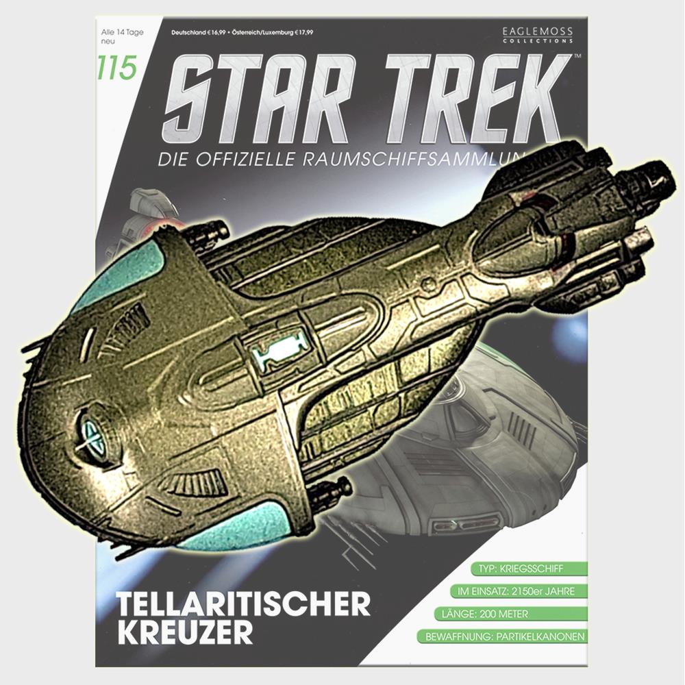 Star Trek Starships Collection - 11.6cm Tellarite Cruiser - Issue 115 with German Magazine