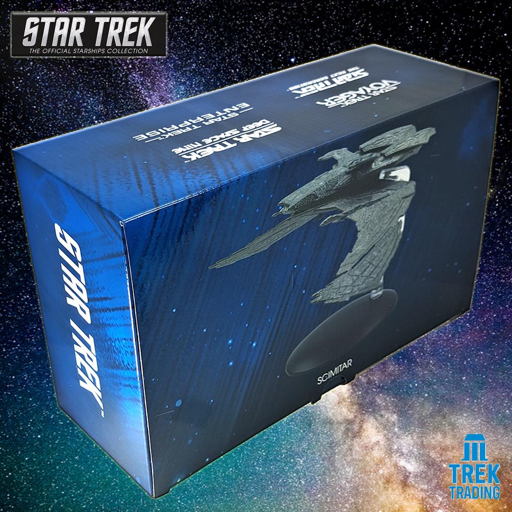 Star Trek Starships Collection - 13cm x 20cm Reman Warbird Scimitar - Special Issue 18 with German Magazine