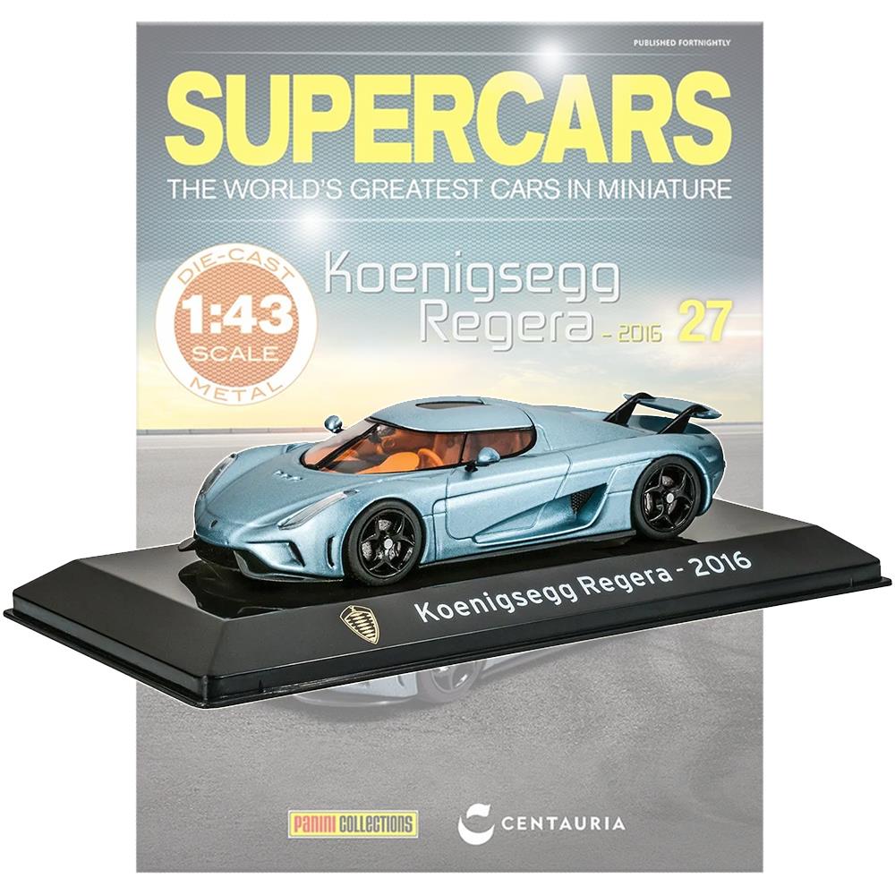 Supercars Collection 27 - Koenigsegg Regera 2016 with Magazine