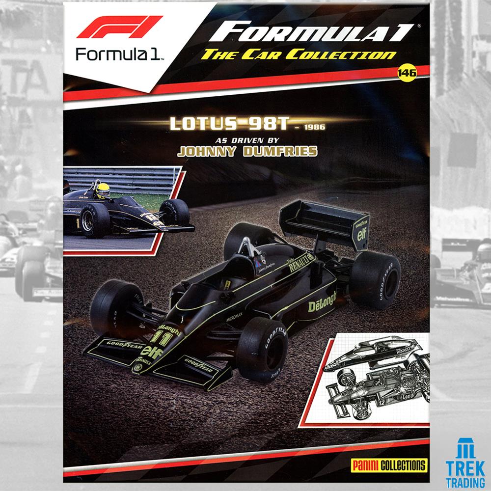 Formula 1 Car Collection - Lotus 98T 1986 - 146 with Magazine