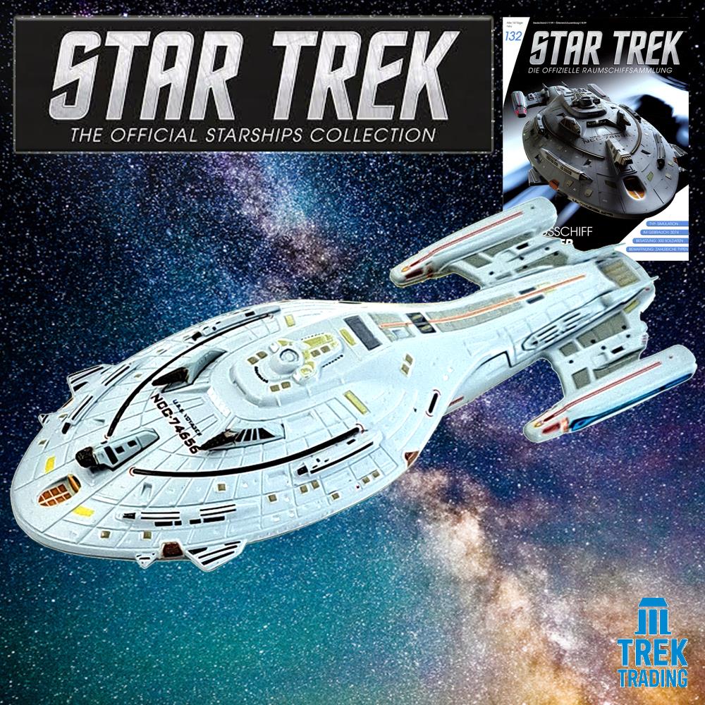 Star Trek Starships Collection - 13.6cm Kyrian Warship Voyager - Issue 132  No magazine