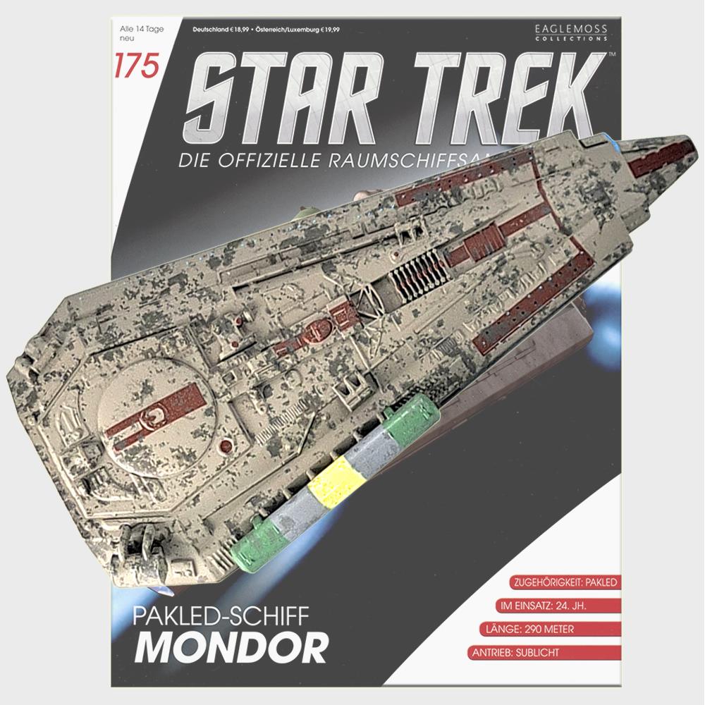 Star Trek Starships Collection - 13.4cm Pakled Vessel Mondor - Issue 175 with German Magazine