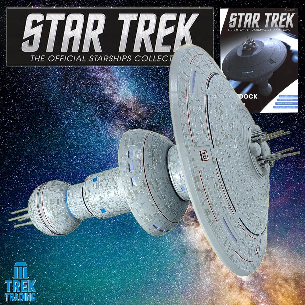 Star Trek Starships Collection - 20cm Spacedock One - Special Issue 15 with German Magazine