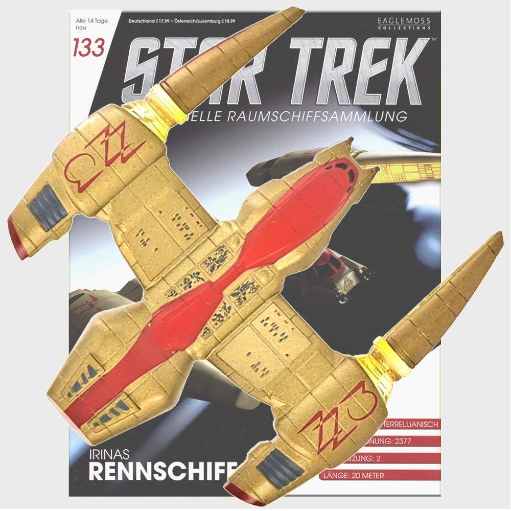 Star Trek Starships Collection - 9.9cm Irina's Racing Ship - Issue 133 with German Magazine
