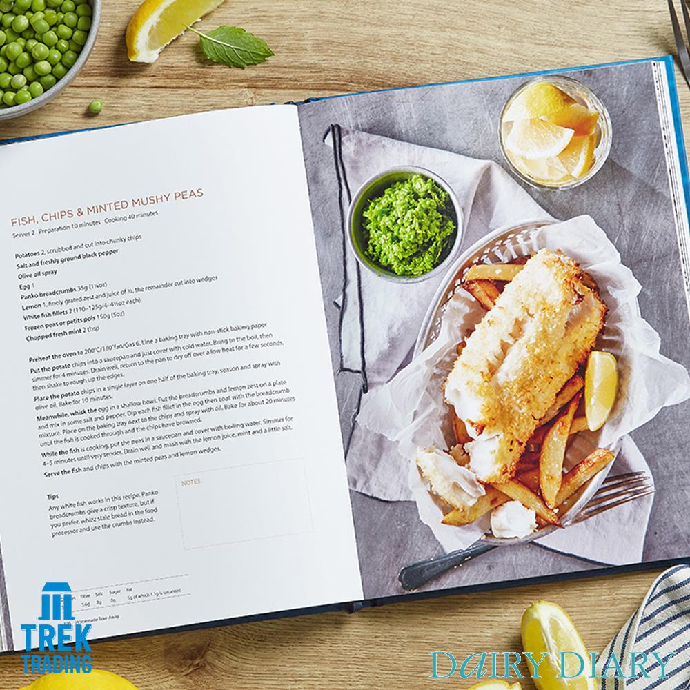 176 Page Healthier Comfort Food Cookbook from Dairy Diary