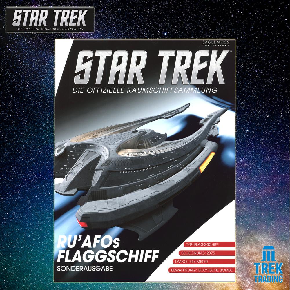 Star Trek Starships Collection - 17.4cm Ru'afo's Son'A Flagship - Special Issue 19 with German Magazine