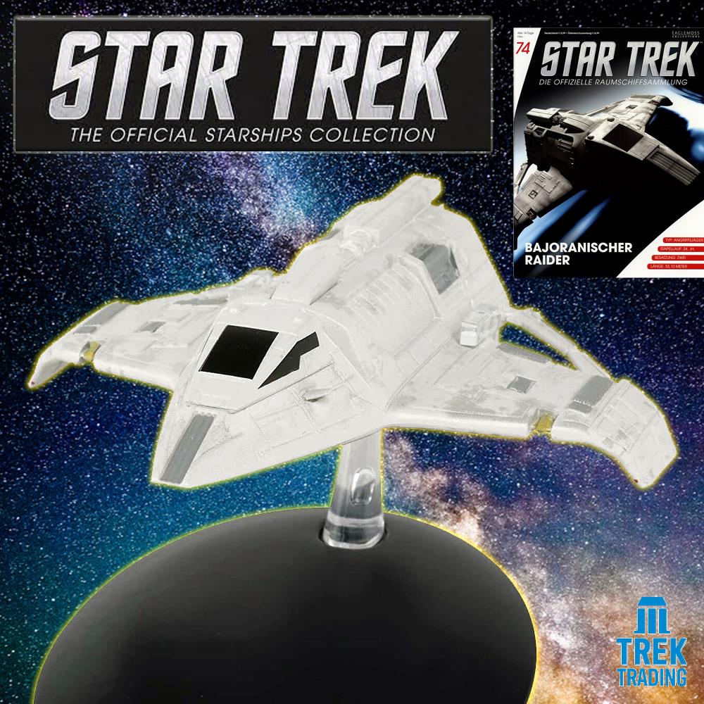Star Trek Starships Collection - 12cm Bajoran Raider - Issue 74  No magazine