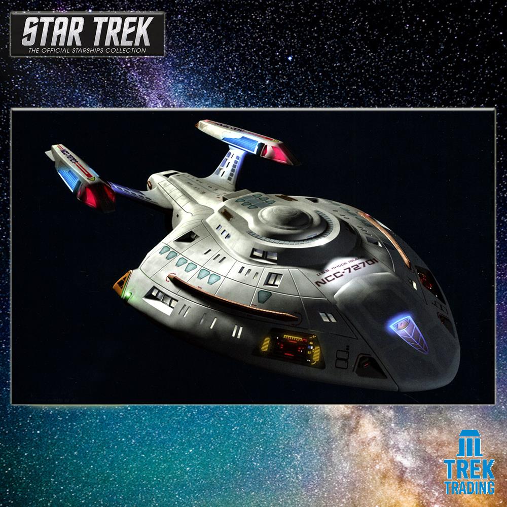 Star Trek Starships Collection - 13.5cm USS Rhode Island NCC-72701 - Issue 98  No magazine