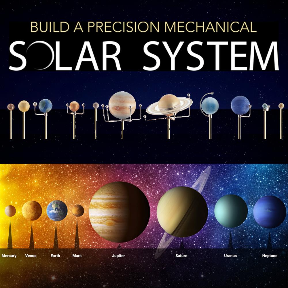 Build a Precision Mechanical Solar System Orrery - New & Complete Kit