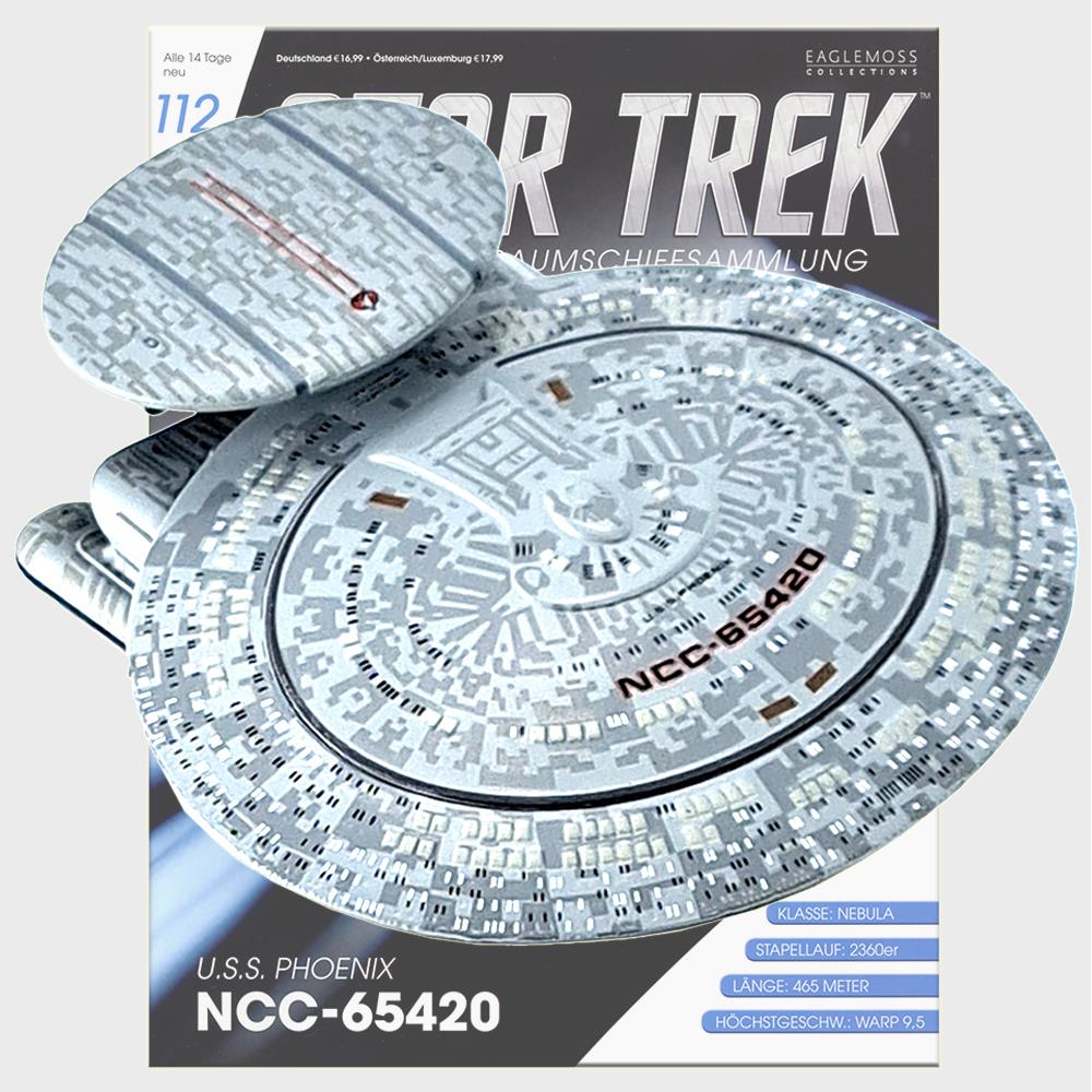 Star Trek Starships Collection - 11cm USS Phoenix NCC-65420 - Issue 112 with German Magazine