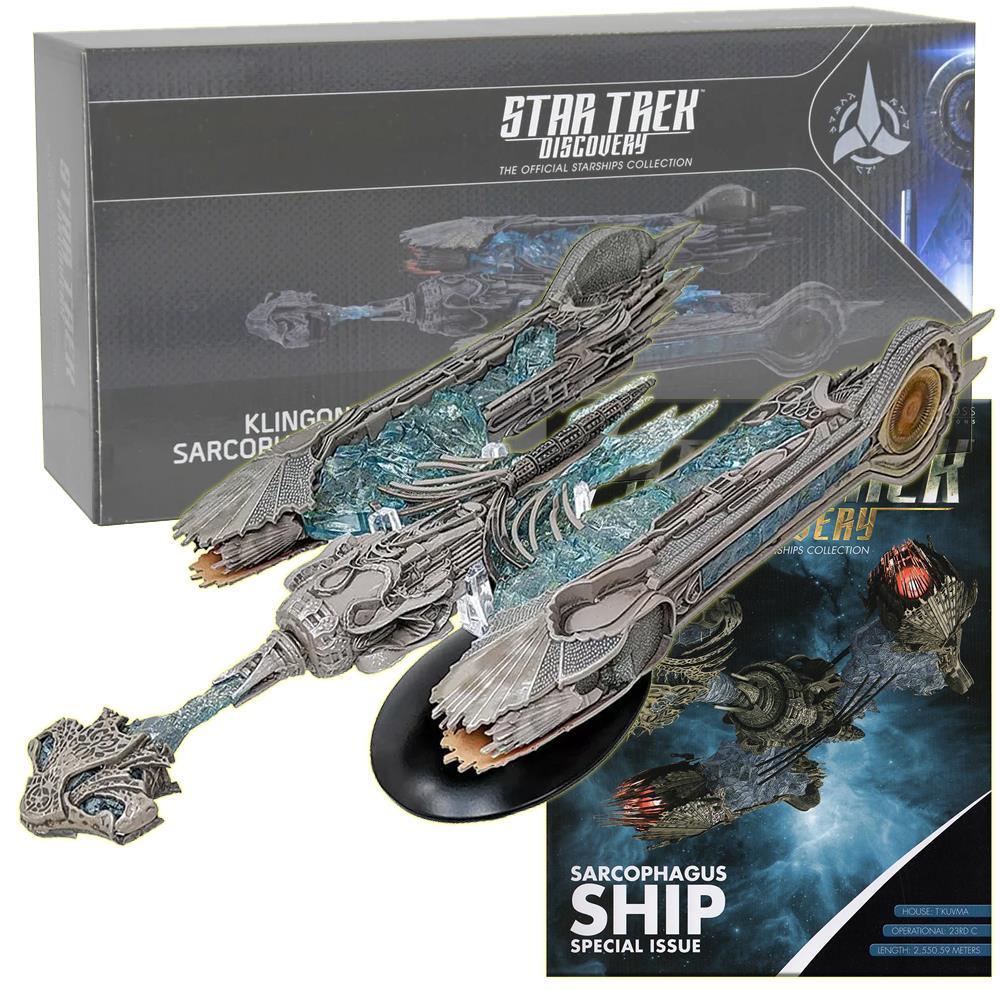 Star Trek Discovery Series - 30cm x 13cm Klingon Sarcophagus Ship Special Issue with Magazine