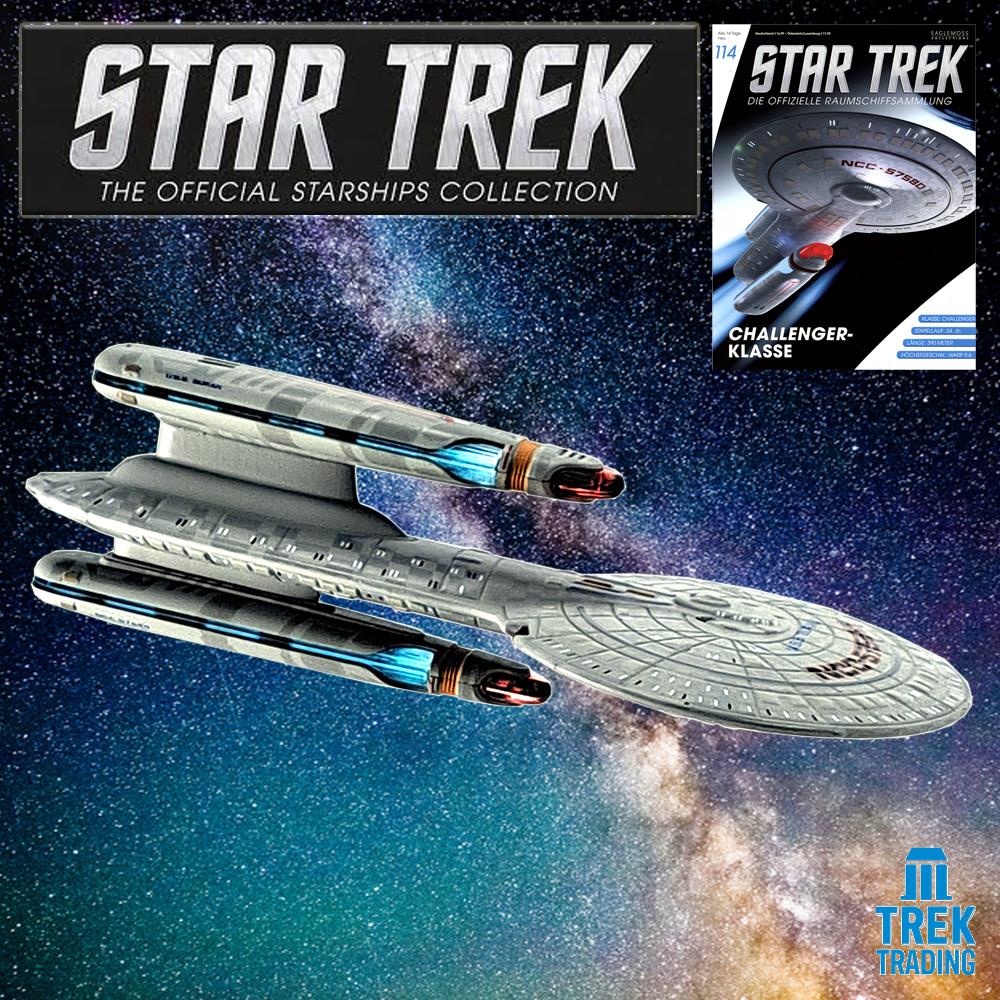 Star Trek Starships Collection - 11cm Challenger Class USS Buran NCC-57580 - Issue 114  No magazine