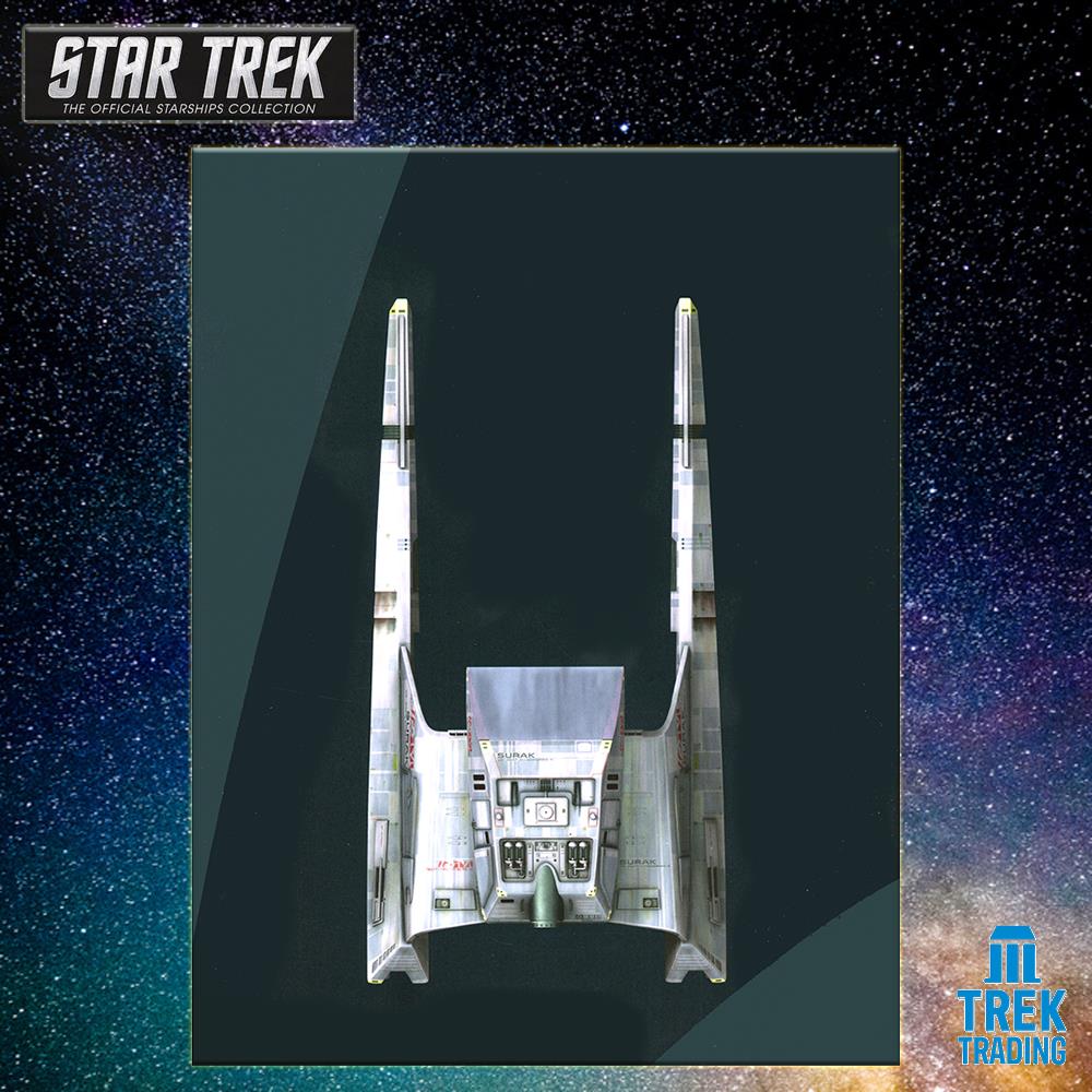 Star Trek Starships Collection - 21.7cm Vulcan Long-Range Shuttle - Special Issue 21 with German Magazine