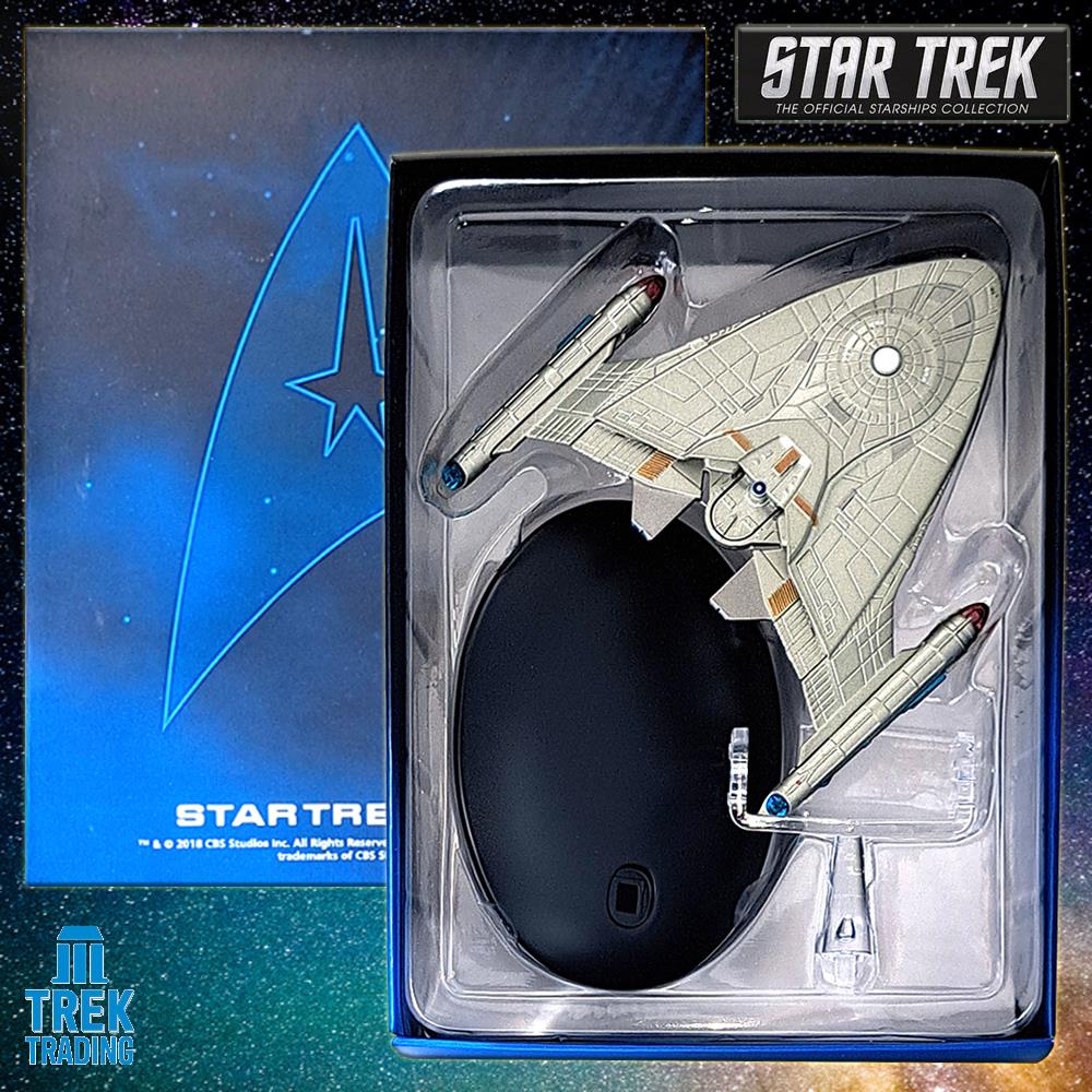 Star Trek Starships Collection - 10cm x 10cm United Earth Starfleet Warp Delta - Issue 82  No magazine