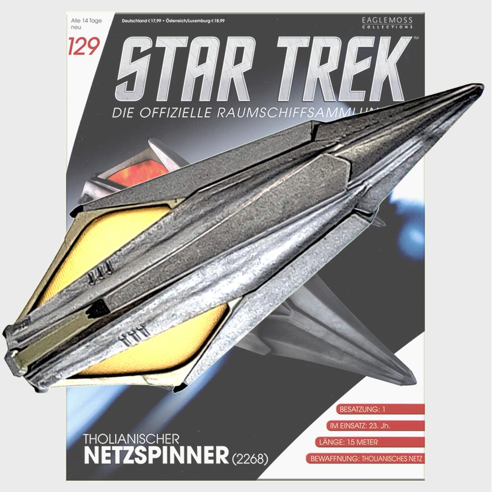 Star Trek Starships Collection - 11cm Tholian Starship (2268) - Issue 129 with German Magazine