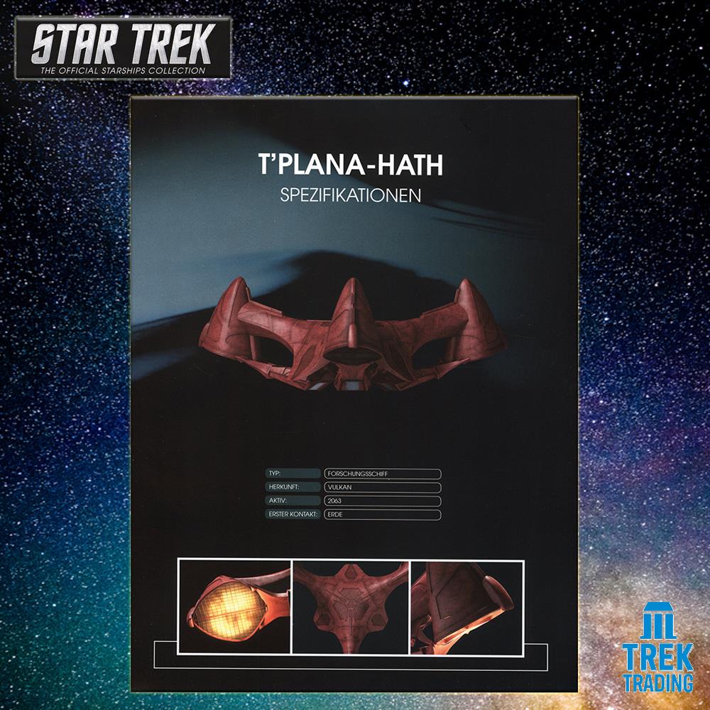 Star Trek Starships Collection - 20cm  T'Plana-Hath Vulcan Lander - Special Issue 22 with German Magazine