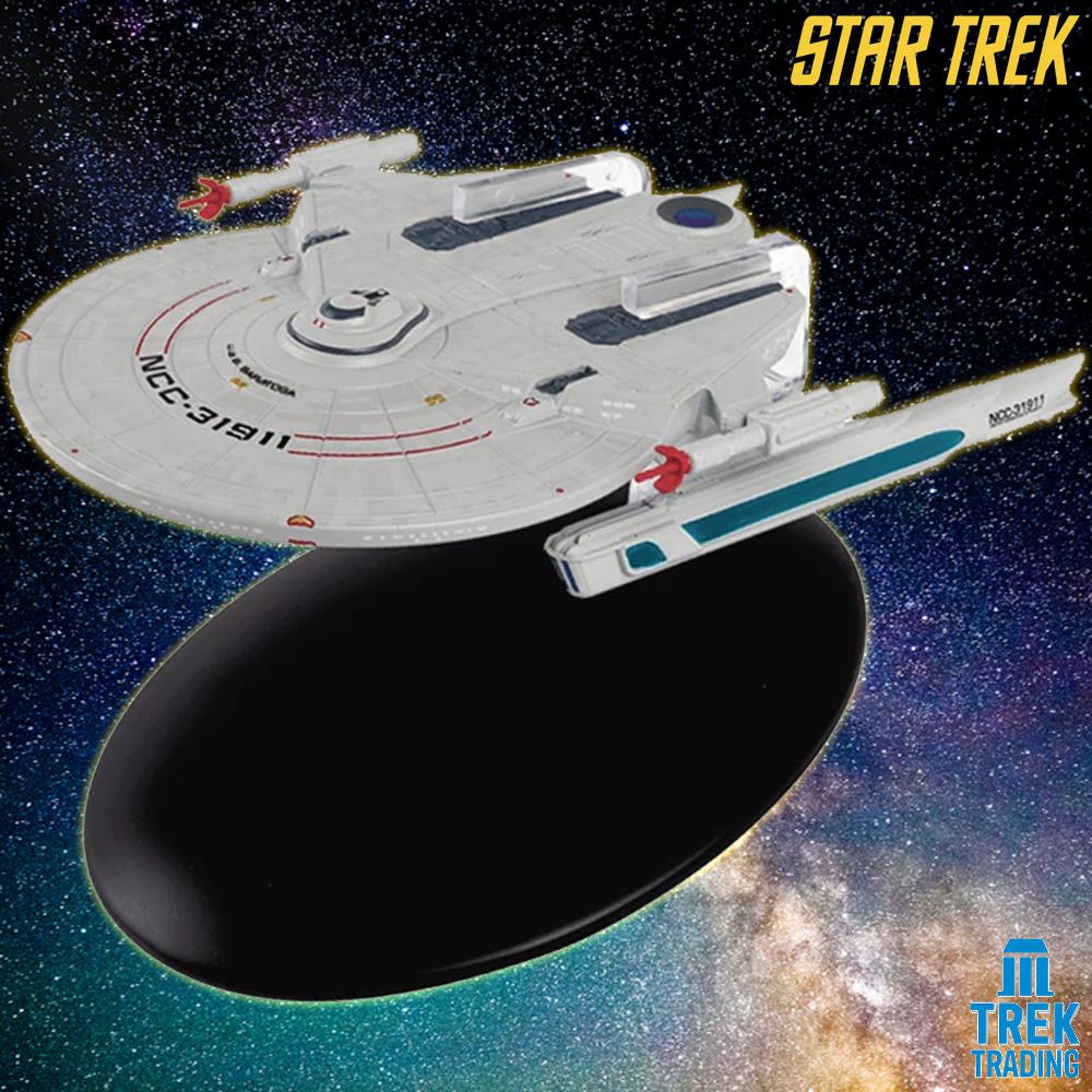 Star Trek Starships Collection - 12cm USS Saratoga NCC-31911 - Issue 91 with German Magazine