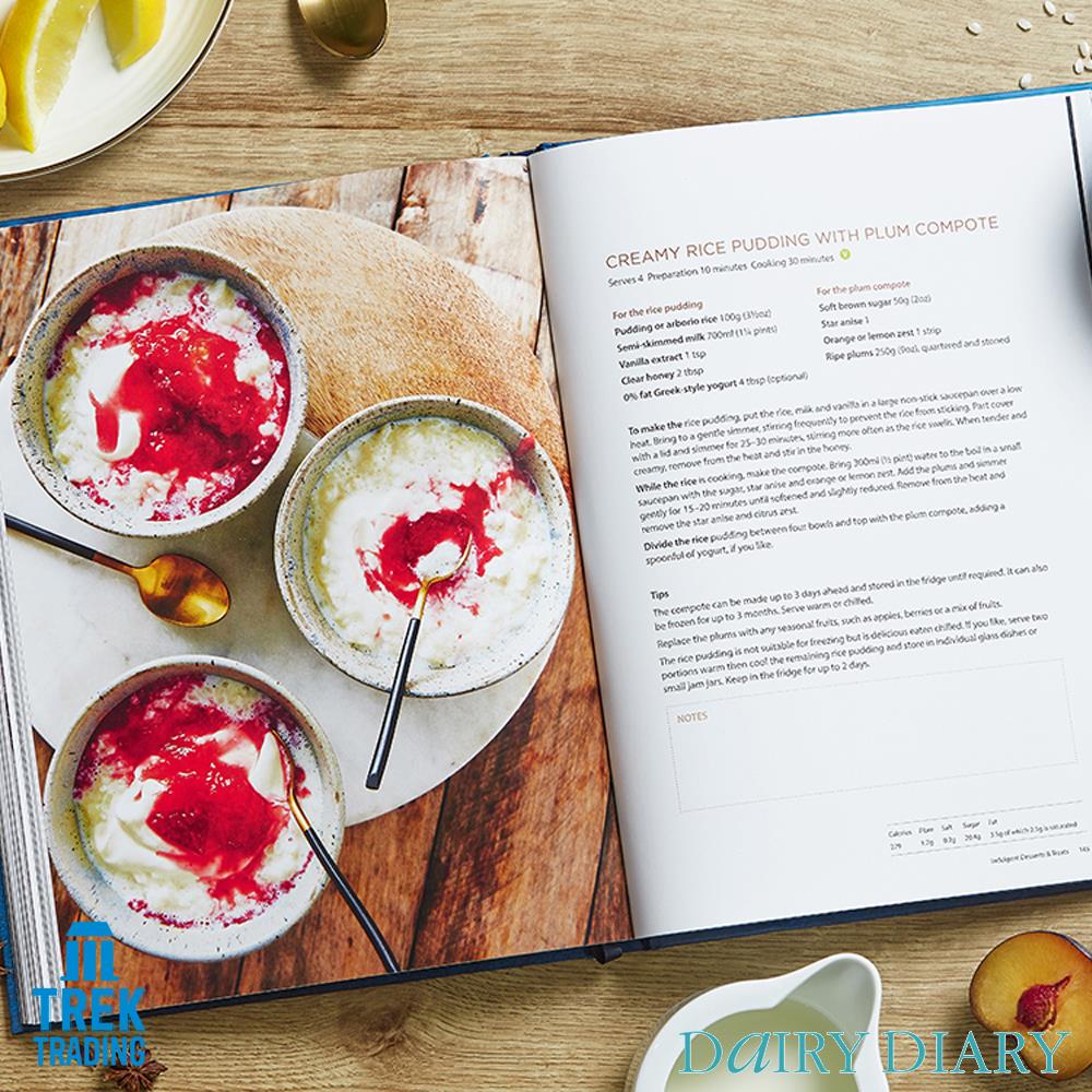 176 Page Healthier Comfort Food Cookbook from Dairy Diary