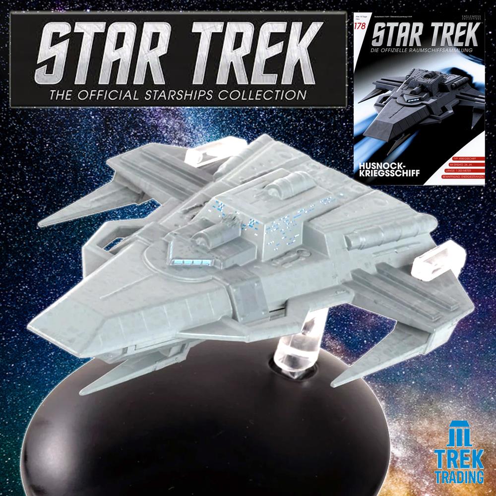 Star Trek Starships Collection - 13cm Husnock Warship - Issue 178  No magazine