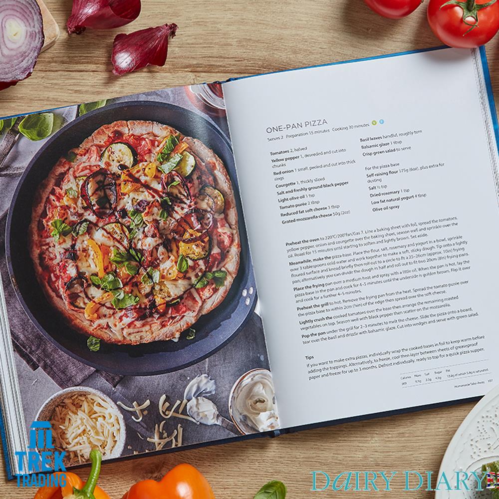 176 Page Healthier Comfort Food Cookbook from Dairy Diary