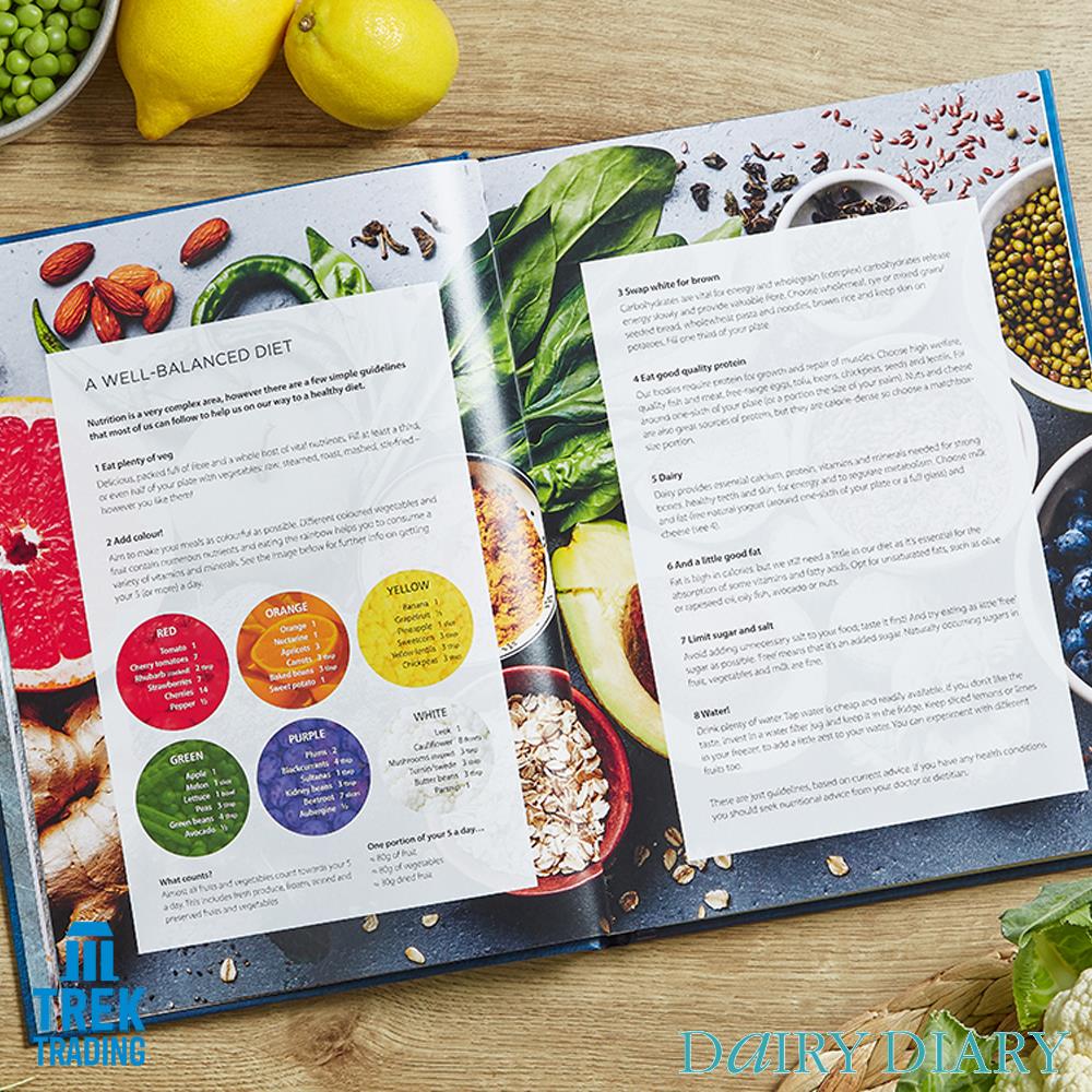 176 Page Healthier Comfort Food Cookbook from Dairy Diary