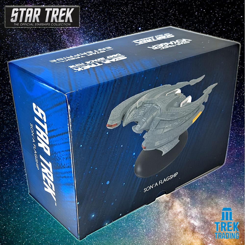 Star Trek Starships Collection - 17.4cm Ru'afo's Son'A Flagship - Special Issue 19 with German Magazine