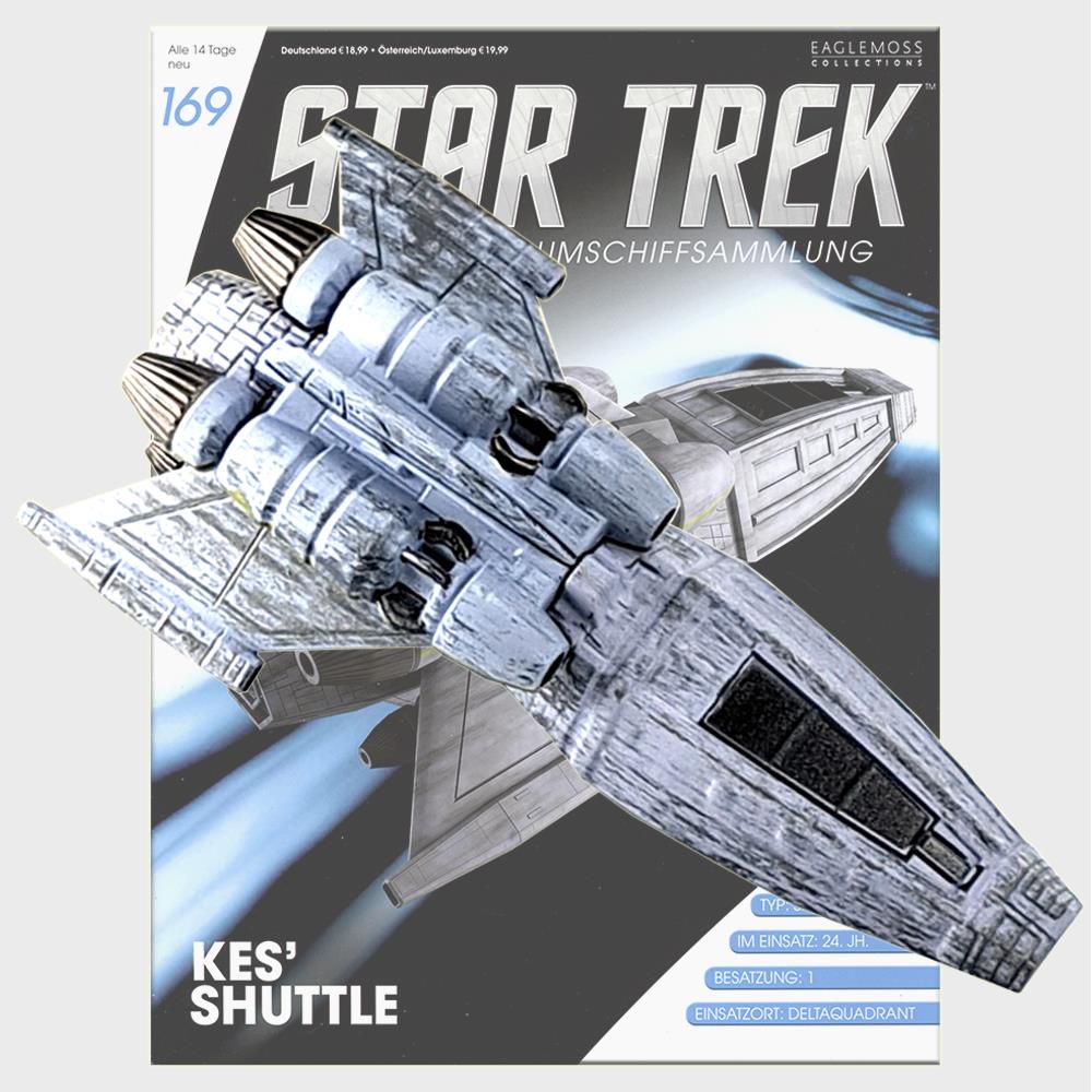 Star Trek Starships Collection - 10.8cm Kes' Shuttle - Issue 169 with German Magazine