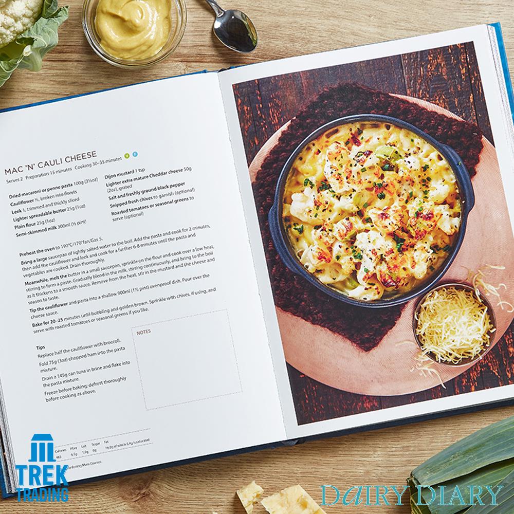 176 Page Healthier Comfort Food Cookbook from Dairy Diary