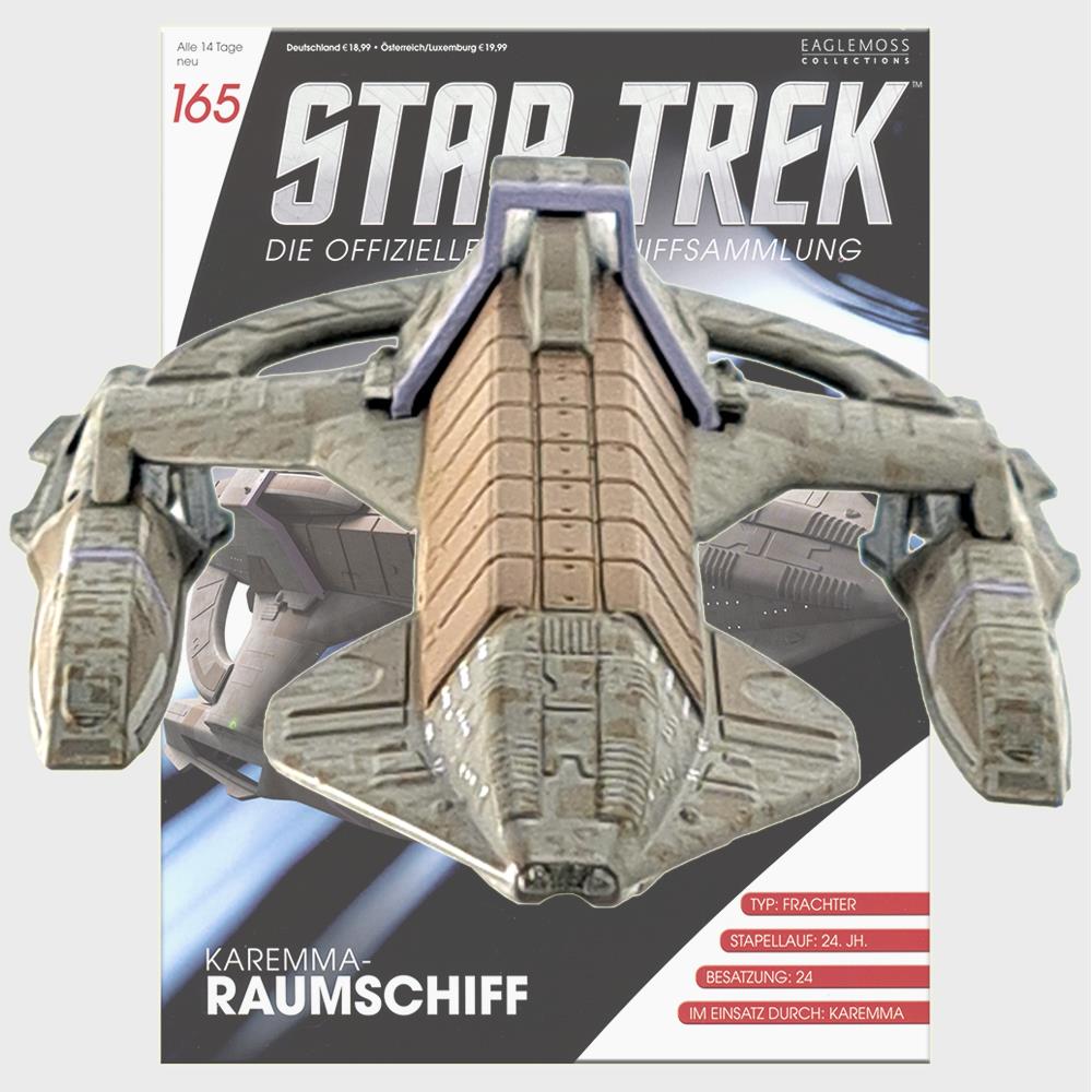 Star Trek Starships Collection - 12.9cm Karemma Starship - Issue 165 with German Magazine