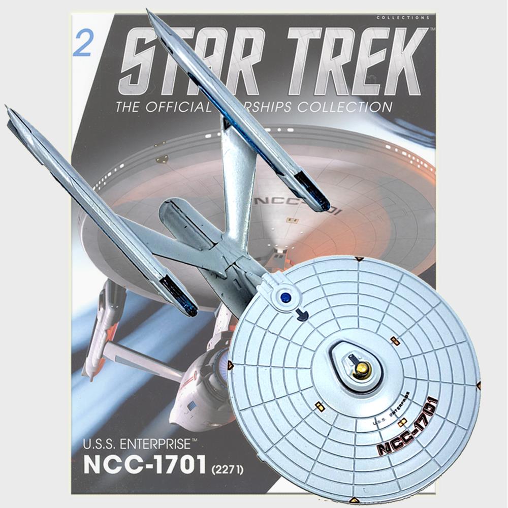 Star Trek Starships Collection - 13.5cm USS Enterprise NCC-1701 (2271) - Issue 2 with German Magazine