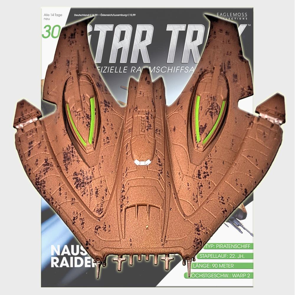 Star Trek Starships Collection - Nausicaan Fighter - Issue 30 with German Magazine