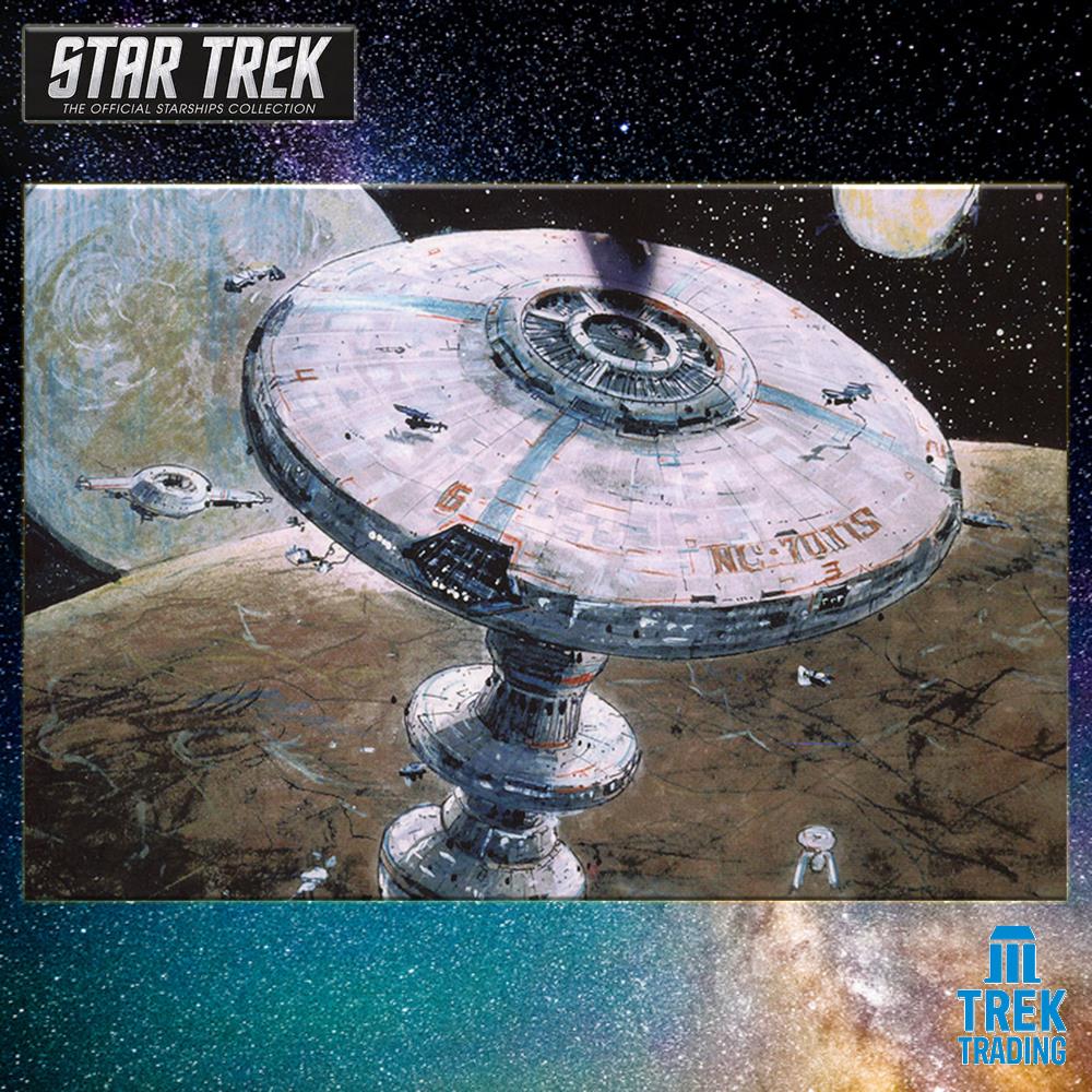 Star Trek Starships Collection - 20cm Spacedock One - Special Issue 15 with German Magazine