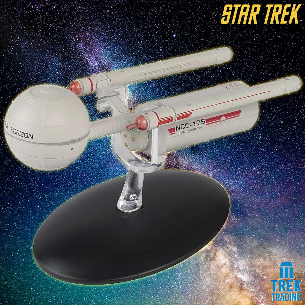 Star Trek Starships Collection - 13.5cm USS Horizon NCC-176 Daedalus Class - Issue 100 with German Magazine