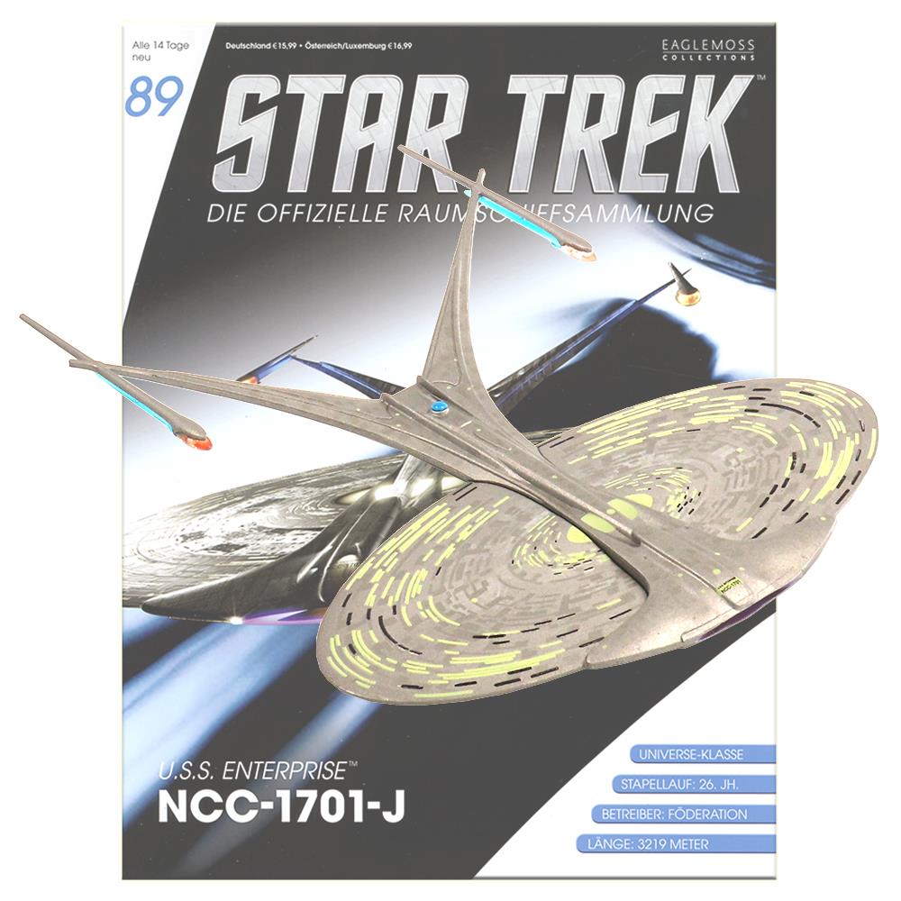 Star Trek Starships Collection - 11.8cm USS Enterprise NCC-1701-J - Issue 89 with German Magazine
