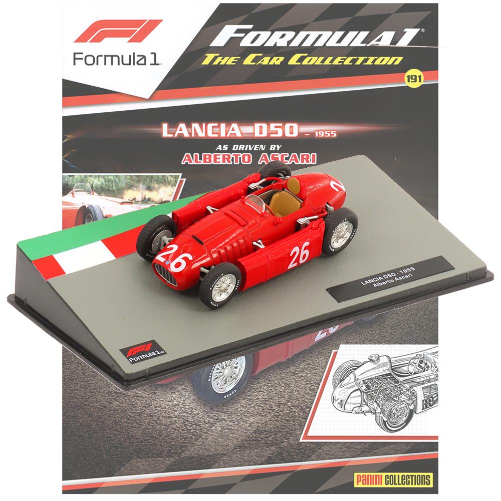 Formula 1 Car Collection - Lancia D50 1955 - Issue 191 with Magazine