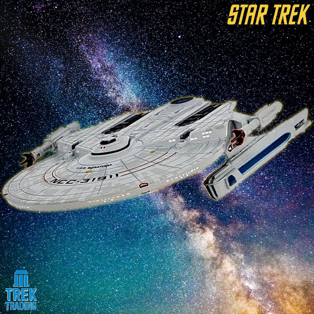 Star Trek Starships Collection - 12cm USS Saratoga NCC-31911 - Issue 91 with German Magazine