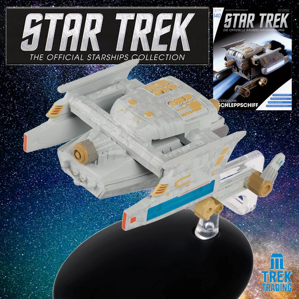 Star Trek Starships Collection - 9cm Federation Tug - Issue 140  No magazine