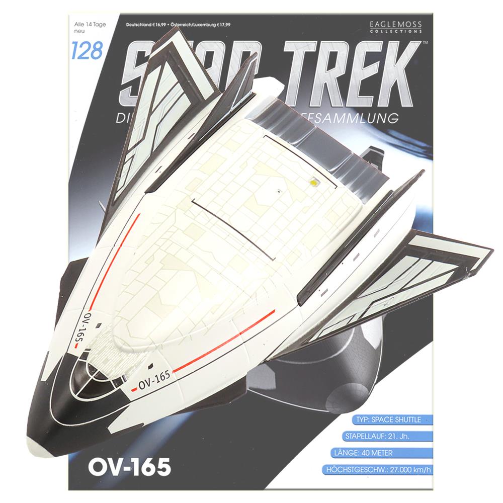 Star Trek Starships Collection - 13cm NASA OV-165 Shuttle - Issue 128 with German Magazine
