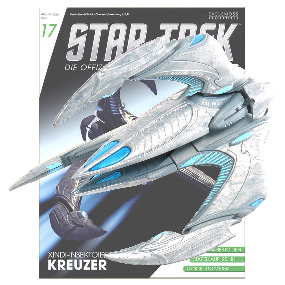 Star Trek Starships Collection - 13.1cm Xindi-Insectoid Warship - Issue 17 with German Magazine