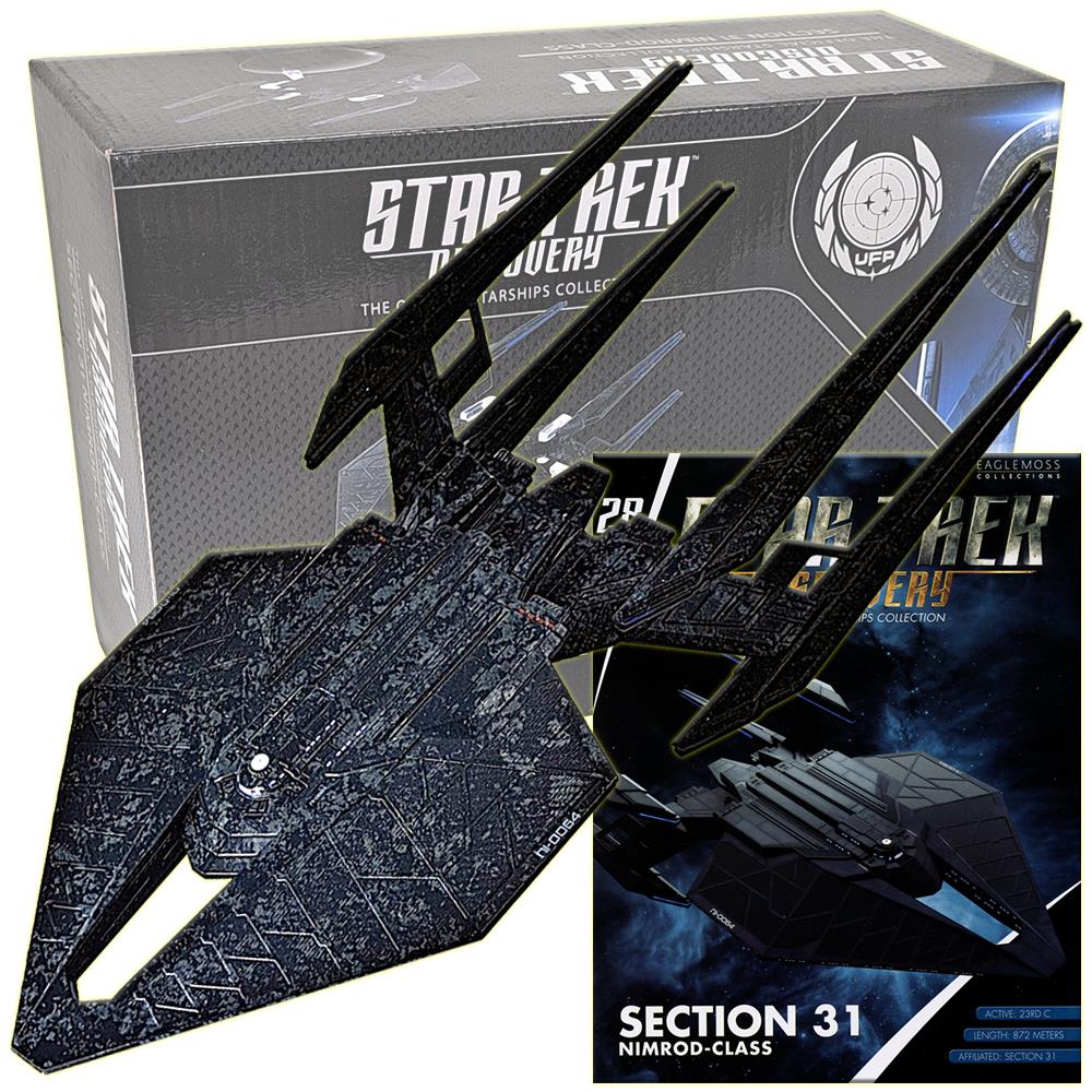 Star Trek Discovery Collection - 22cm Section 31 Nimrod-Class Starship - Issue 28 with Magazine